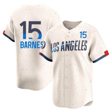 Austin Barnes Men's Limited Los Angeles Dodgers Cream 2024 City Connect Jersey