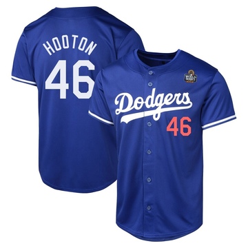 Burt Hooton Youth Limited Los Angeles Dodgers Royal Alternate 2024 World Series Jersey